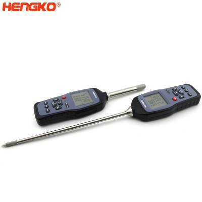 Digital Hygrometer Handheld Humidity Meter with Calibration Certificate Digital Temperature Humidity Meter with Logging HG981