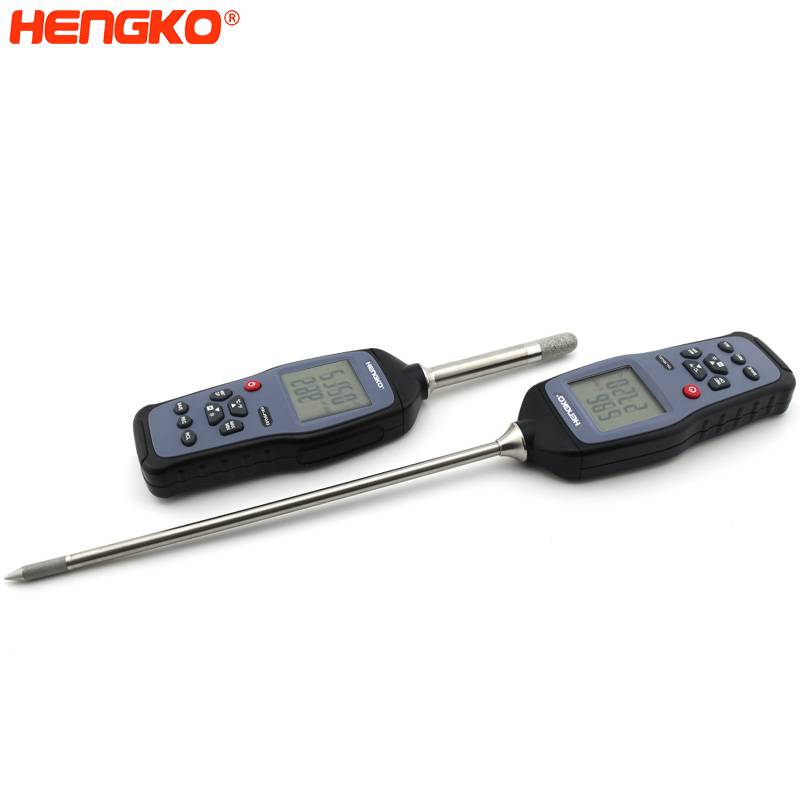 High Temperature Humidity Sensor - Handheld Hygrometer Humidity and  Temperature Meter HK-J8A103 for Spot-checking Applications – HENGKO