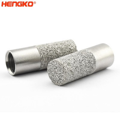 HK66MEN hőmérséklet és páratartalom érzékelők védőburkolata, mikron porózus rozsdamentes acél 316L porszinterezett
