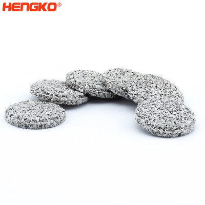 Custom-Make  various microns porosity sintered  powder stainless steel metal 316L  filter disc used  for industries filtration