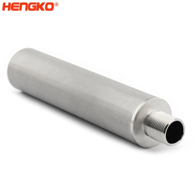 High-purity sintered porous 316L stainless steel steam filters effective retention of particles