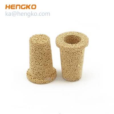 High temperature pressure sintered porous metal brass inconel 316L stainless steel SS  bronze oil filter element
