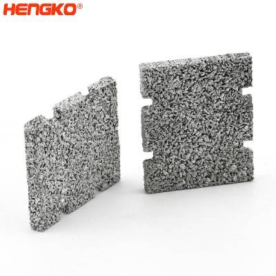 Disesuaikeun 2 10 20 60 Micron porous Sintered Stainless Steel 316L Metal Plate Filter