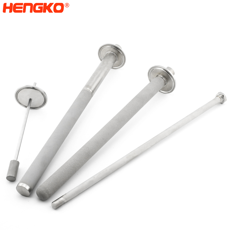 Factory Supply Stainless Steel Aeration Stone -
 Sintered sparger tube with porous metal stainless steel tank and in-line spargers used in bioreactors – HENGKO