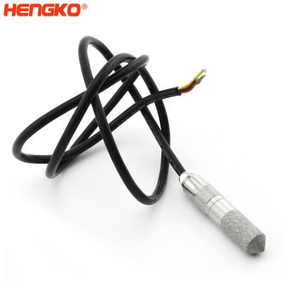 HT-P104 temperature and humidity sensor probe with knurled nut