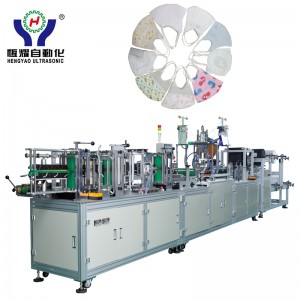 Stroj na výrobu skládacích protiprachových masek Ffp3 pevného typu