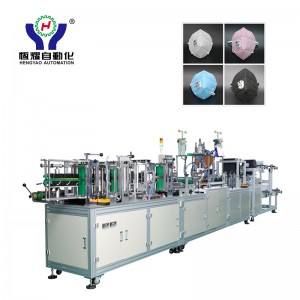 Stroj na výrobu skládacích protiprachových masek Ffp3 pevného typu