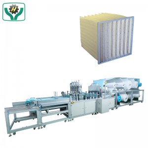 Automatinė oro filtro maišelių gamybos mašina