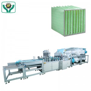 Máquina automática de fabricación de bolsas de filtro de aire