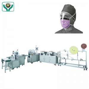 Avtomatski stroj za medicinsko zavezovanje mask za zaščitno folijo