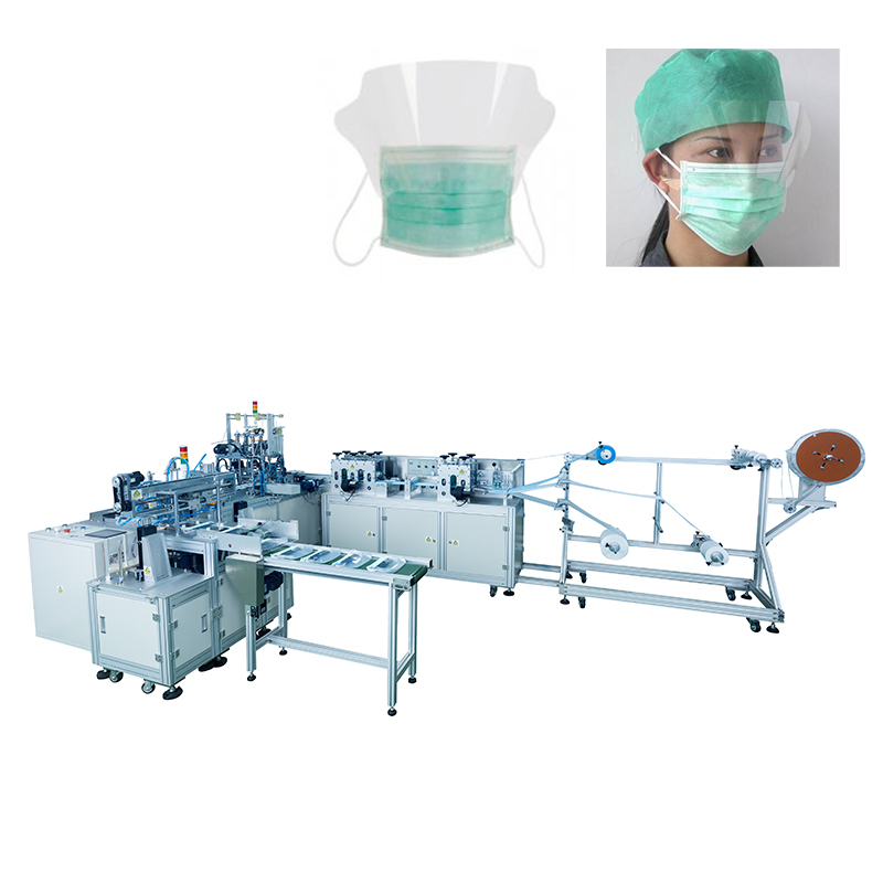 OEM/ODM Manufacturer Fully Automated Headrest Cover Machine - Automatic Protective Film Medical Mask Machine – Hengyao