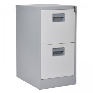HG-001-A-2D-01A Лесно склопувачка канцелариска челична шкафче за складирање вертикална шкафче за архивирање со 2 фиоки
