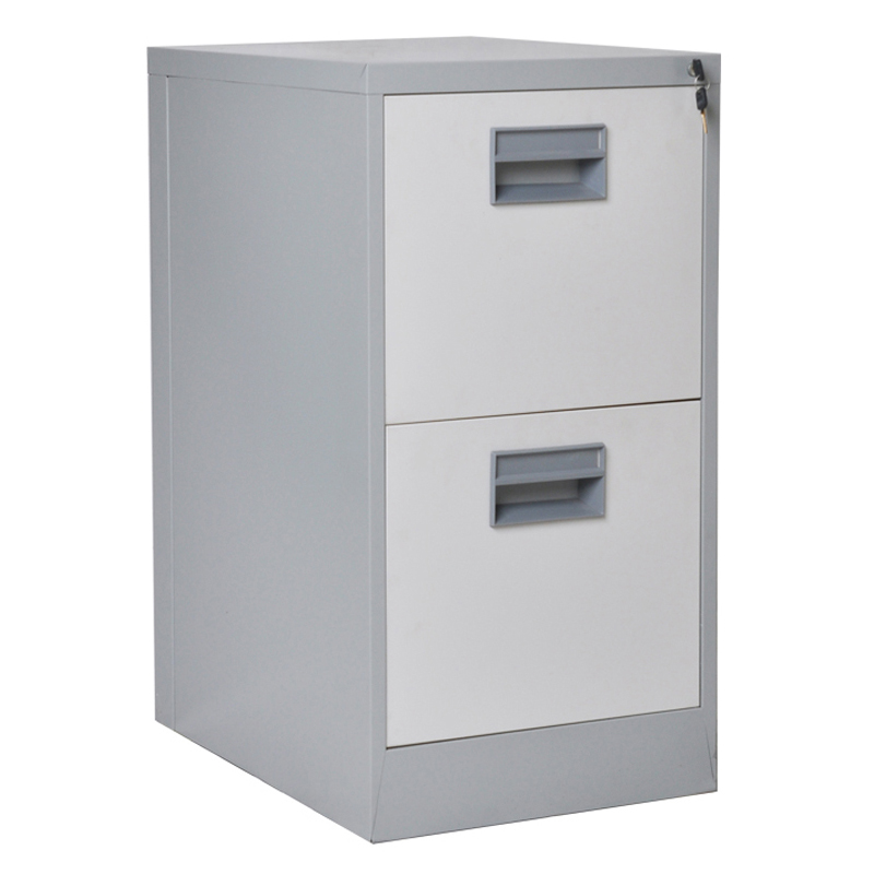 Wholesale Dealers of Wood And Metal File Cabinet - HG-001-A-2D-01A Easy assemble office steel storage cabinet vertical 2 drawer filing cabinet – Hongguang
