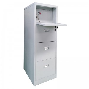 HG-003-E-4DS Safety 4-Drawer Filing Cabinet Cabinet Steel Drawer Cabinet Kwa A4 File Holder Ndi Katundu Wamtengo Wapatali