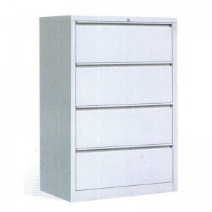 HG-006-A-4D Office Furniture Lockable lateral metal 4 drawer hanging filing cabinet