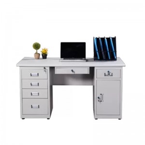 HG-060A-02 5 drawers 1 cabinet stainless steel office furniture multifunctional office computer desks