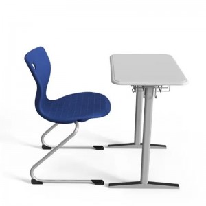Table d'école de bureau de meubles de salle de classe en métal moderne de HG-D03 et bureau d'étude d'enfant en acier de chaise