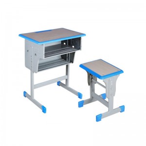 HG-D20 Silla de escritorio axustable para aula dun só asento Mobiliario escolar usado aula escolar de alta calidade