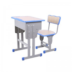 HG-D20 စာသင်ခန်းကို ချိန်ညှိနိုင်သော Single Seat Desk Chair ကျောင်းပရိဘောဂ အသုံးပြုထားသော ကျောင်းစာသင်ခန်း အရည်အသွေးမြင့်