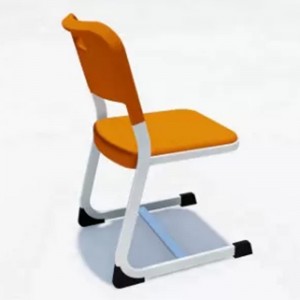 HG-100 เฟอร์นิเจอร์ห้องเรียนเก้าอี้นักเรียนเหล็กโรงเรียนโลหะเก้าอี้เด็กที่สะดวกสบาย