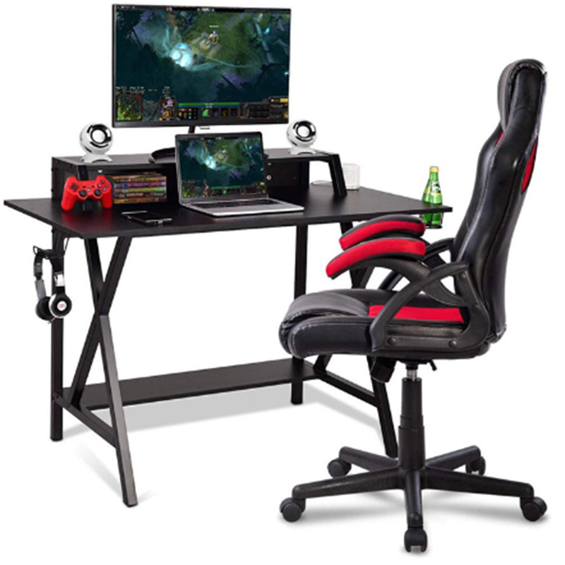 Customized base steel office furniture multi-purpose computer game desks (2)