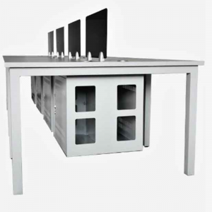 HG-B01-D14 Tavolina kompjuteri desktopi të personalizuara moderne prej çeliku