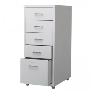 HG-5 Korean style kd structure lima ka drawer storage cabinet ubos sa office desk