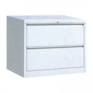 HG-004-A-2D Two Laci Lateral Metal Filing Cabinet Desain Knockdown