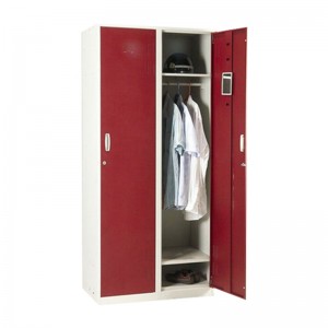 HG-020D-02 China Yuguang Two Door Gym Locker Cheap 2 Door Metal Cabinet