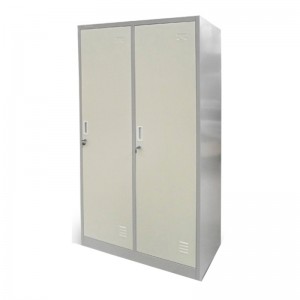 HG-020D Metal Two Door Cloth Storage Cupboard Steel Gym Locker