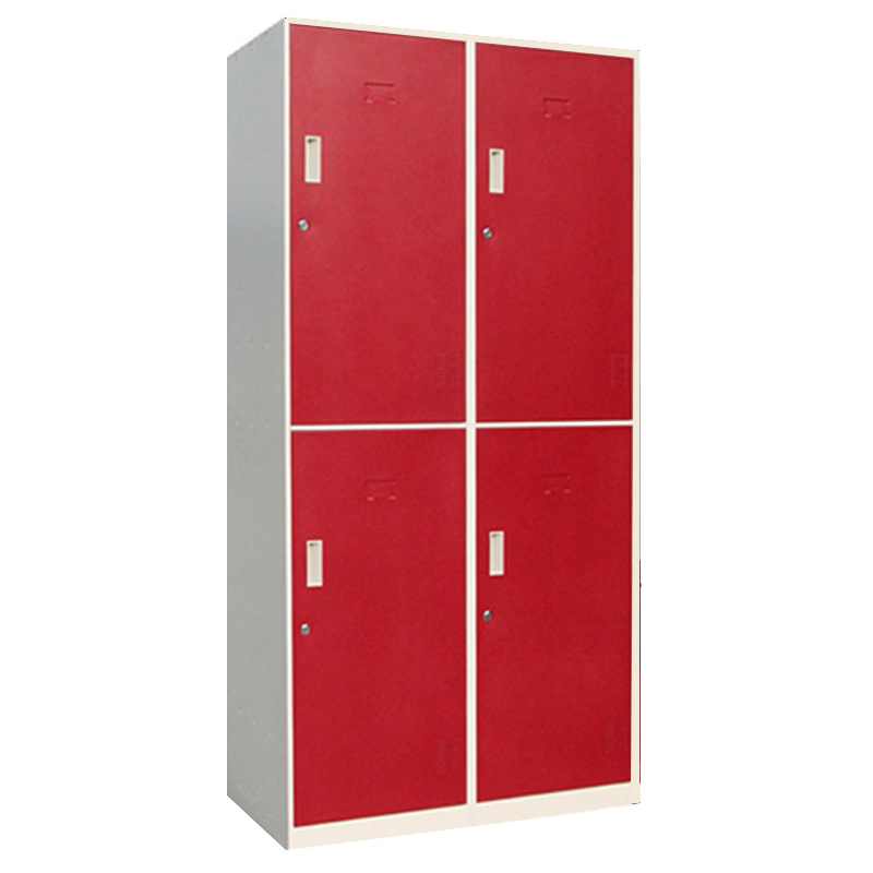 High definition Old Metal Lockers For Sale - HG-021D-09 4 Doors Steel Line Furniture D450mm Clothes Storage Locker – Hongguang