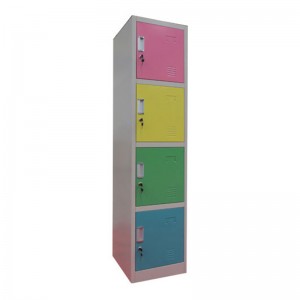 HG-033-01 4 door steel metal locker for gym or swimming pool/cheap wardrobe clothes cabinet for changing room