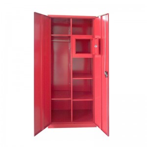 HG-037-15 Металлический комбинированный шкаф для хранения с распашной дверью во всю высоту