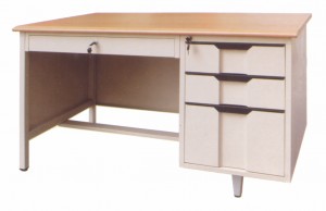 HG-094 3 Çekmece polad ofis mebeli metal polad çoxfunksiyalı saxlama masası