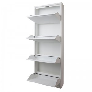 HG-4D 4 layer steel storage shoe cabinet design moderno