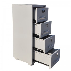 HG-FP-13 Universal Metal 4 Tirang Fireproof Filet schéissen Büro Wichteg Fichier Stockage Cabinet