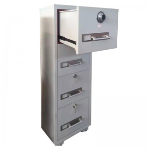 HG-FP-13 Universal Metal 4 Drawer Fireproof Filing Cabinet Office ທີ່ສໍາຄັນ ຕູ້ເກັບຮັກສາເອກະສານ