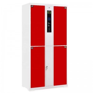 HG-KDG-4 2020 New Supermarket / Business Park Smart 4- mamati a Metal Cabinet Outdoor Electronic Parcel Cabinet