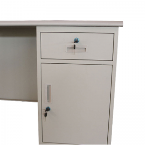 HG-B01-D9 ຄຸນະພາບສູງສີຂີ້ເຖົ່າແສງສະຫວ່າງງ່າຍດາຍ 1 drawer ຕູ້ເຫຼັກ desk ເຄື່ອງເຟີນີເຈີຫ້ອງການ