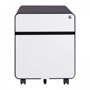 SB-X009 office equipment metal 3 box drawers mobile pedestal lockable file storage cabinet