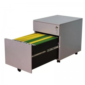 ជើងទម្រចល័ត HG-B09-3 / Metal 2 drawer locking file cabinet with wheels