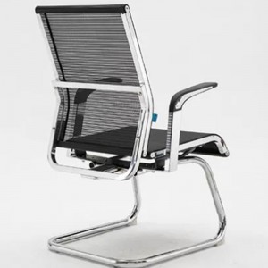HG-101 chaise visiteur moderne confortable chaise de bureau ergonomique en acier à dossier haut