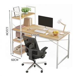 HG-B01-D27 Stalowo-drewniane meble biurowe na biurko z regałami, biurkiem studenckim i biurowym