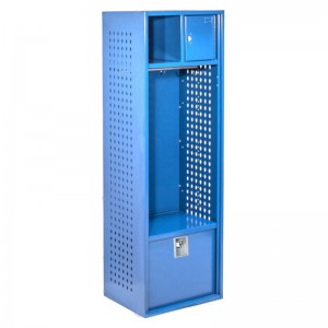 HG-030O Cheap Steel  Office Lockable Locker Single Door Safe No Screws Staff Locker