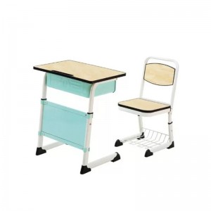 HG-D201 Meja Siswa Dan Kursi Perabot Sekolah Perabot Baja Meja Baca Anak Dengan Laci
