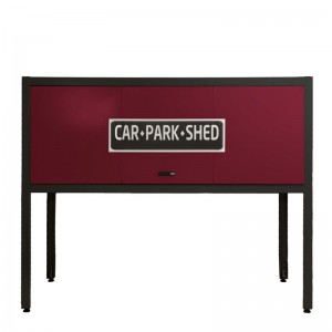 HG-CWG-10 Garage Locker Steel Cabinet Storage Over Car Bonnet Parking Space Locker Black/Blue/Green/Brown Door ທາງເລືອກ