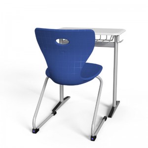 HG-D03 Mobles d'aula de metall moderns Escriptori Taula i cadira escolar Taula d'estudi infantil d'acer