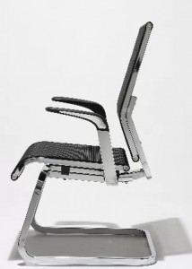 HG-101 Moderne besøgsstol komfortabel højrygget ergonomisk kontormøbelkontorstol i stål
