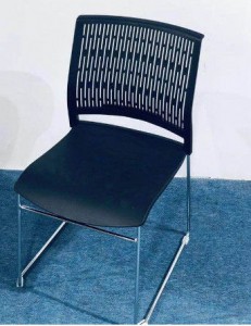 HG-104 Пластиковый стул толщиной 12 мм Стальная офисная мебель Штабелируемый офисный современный стул