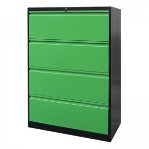 HG-006-A-4D-01A Kagamitan sa Opisina Ma-lock 4 Drawer File Cabinet Lateral Steel Tier Filing Cabinet